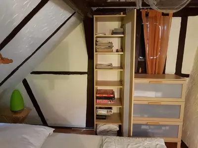 Ein Bett oder Betten in einem Zimmer der Unterkunft Haus Anna