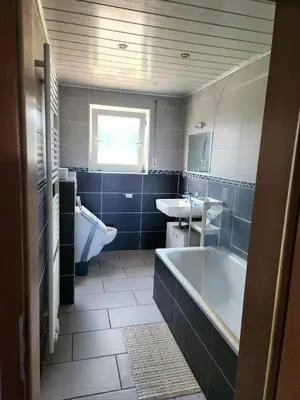 Ein Badezimmer in der Unterkunft Gasthaus Hochwald