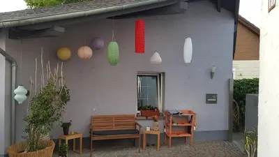 Das Gebäude in dem sich die Ferienwohnung befindet