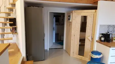 Küche/Küchenzeile in der Unterkunft Die kleine Karthause