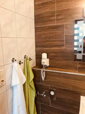 Ein Badezimmer in der Unterkunft FeWo 194 Green