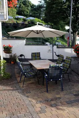 Ein Patio oder anderer Außenbereich in der Unterkunft Gästehaus Petra