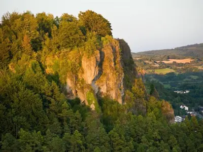 Naturlandschaft in der Nähe des Ferienhauses