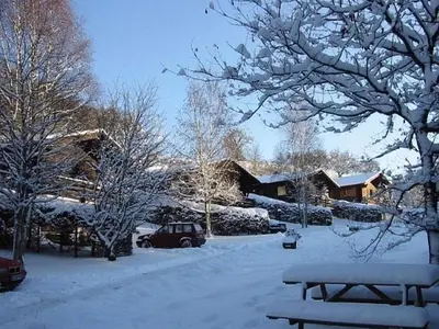 Chalet in Reinskopf with Fireplace & Balcony im Winter