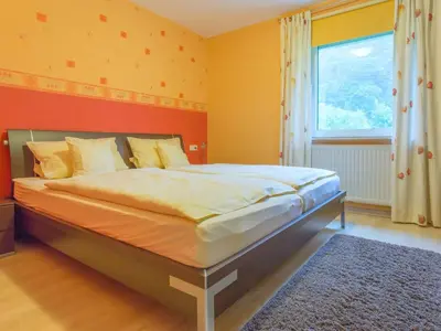 Ein Bett oder Betten in einem Zimmer der Unterkunft Waxweiler Riverside Retreat
