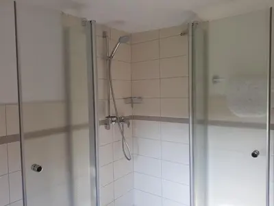 Ein Badezimmer in der Unterkunft gemütliche Ferienwohnung in Kaifenheim