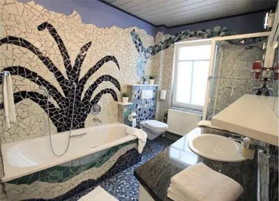 Ein Badezimmer in der Unterkunft FerienNest Bad Ems, Appartment HeimatNest