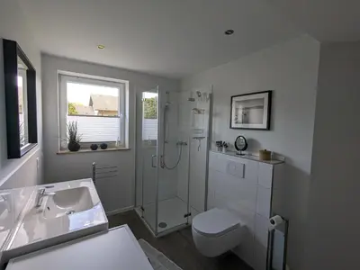 Ein Badezimmer in der Unterkunft Ferienwohnung Hochstein