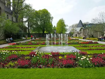 Ein Garten an der Unterkunft Top Hotel Krämer