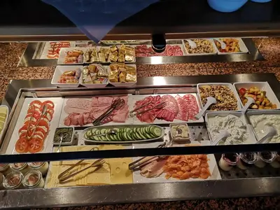 Essen im Hotel oder in der Nähe