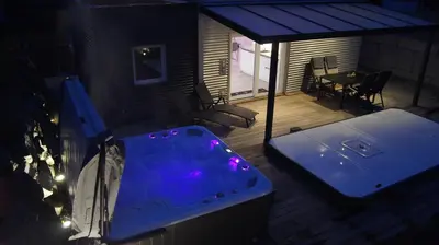 Ein Bett oder Betten in einem Zimmer der Unterkunft Maifeld Cottage