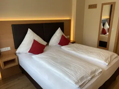 Ein Bett oder Betten in einem Zimmer der Unterkunft MOSELTEL Ernst/Cochem
