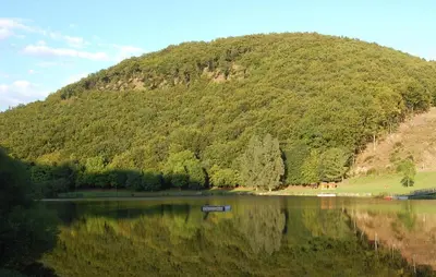 Naturlandschaft in der Nähe des Ferienhauses