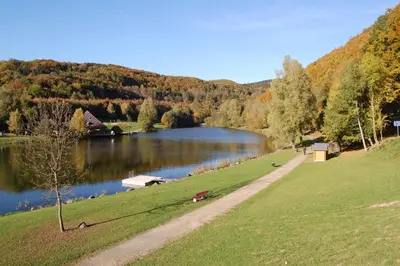 Naturlandschaft in der Nähe des Ferienhauses