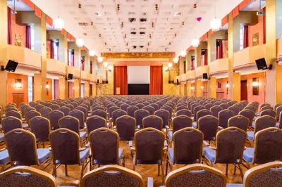 Der Geschäftsbereich oder Konferenzraum in der Unterkunft Parkhotel Kurhaus
