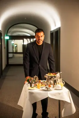 Essen im Hotel oder in der Nähe