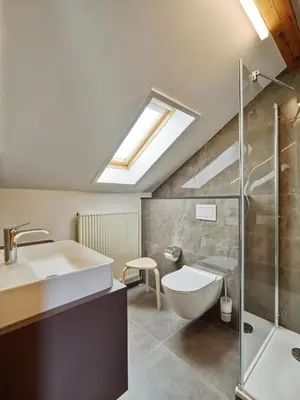 Ein Badezimmer in der Unterkunft Weingut Schumann