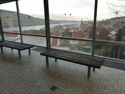Ein Balkon oder eine Terrasse in der Unterkunft Schönes Apartment mit Pool&Sauna