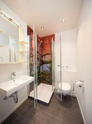 Ein Badezimmer in der Unterkunft Landgasthof Zur Post, Hochwälder Radstation