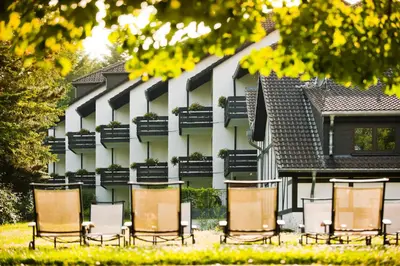 Das Gebäude in dem sich das Hotel befindet