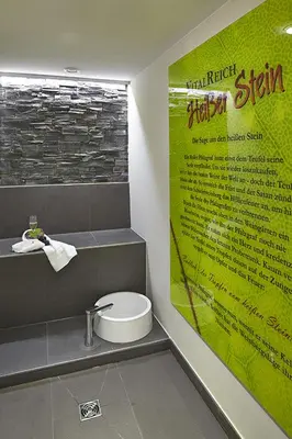 Ein Badezimmer in der Unterkunft WeinBergHotel Nalbach