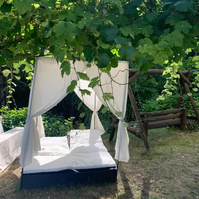 Ein Garten an der Unterkunft Hotel Landgasthof Simon