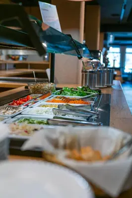Essen im Hotel oder in der Nähe