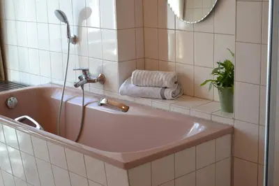 Ein Badezimmer in der Unterkunft Ferienhaus AM ALTEN POSTHOF