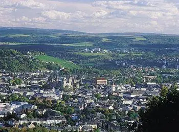 Ein allgemeiner Blick auf Trier oder ein Stadtblick von des Hotels aus