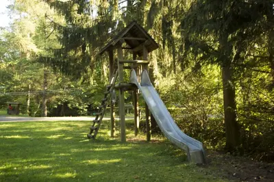 Ein Kinderspielbereich in der Unterkunft Haus 1 - Typ A (Appartement)