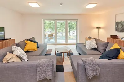 Ein Sitzbereich in der Unterkunft Ferienwohnung Bella Vista Premium Appartement