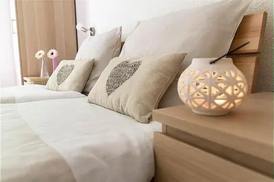 Ein Bett oder Betten in einem Zimmer der Unterkunft Vulkaneifel Type L-A4