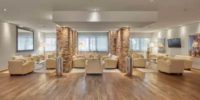 Ein Sitzbereich in der Unterkunft Best Western Hotel Trier City
