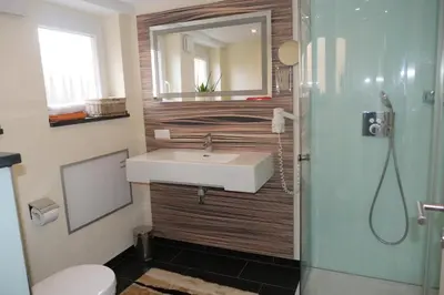 Ein Badezimmer in der Unterkunft Anitas Ferienhaus