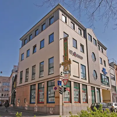 Das Gebäude in dem sich das Hotel befindet