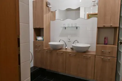 Küche/Küchenzeile in der Unterkunft Gasthof Zur Grafschaft Veldenz
