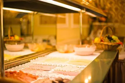 Essen im Hotel oder in der Nähe