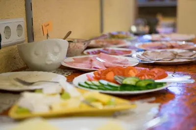 Essen in der Pension oder in der Nähe