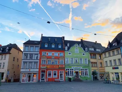 Das Gebäude in dem sich das Hotel befindet