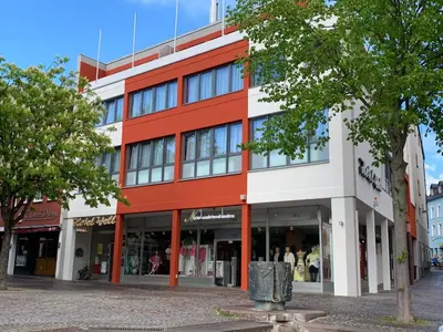 Das Gebäude in dem sich das Hotel befindet