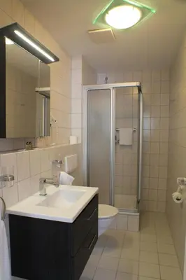 Ein Badezimmer in der Unterkunft Kurhotel Quellenhof