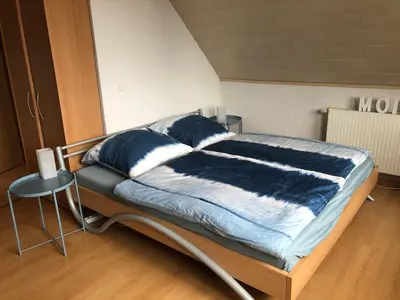 Ein Bett oder Betten in einem Zimmer der Unterkunft Haus Kleewiese