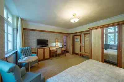 TV/Unterhaltungsangebot in der Unterkunft Häcker's Hotel