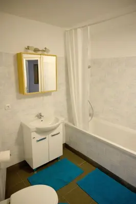 Ein Badezimmer in der Unterkunft Haus Alfina