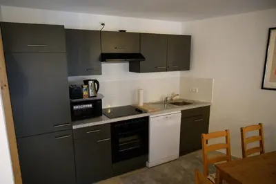 Küche/Küchenzeile in der Unterkunft Haus Alfina