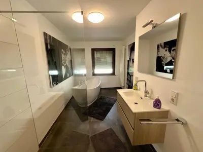 Ein Badezimmer in der Unterkunft St.Barbara Trier