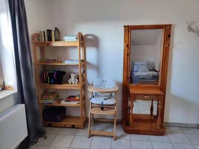 Die Bibliothek in der Ferienwohnung