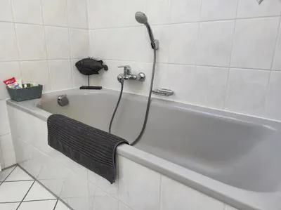 Ein Badezimmer in der Unterkunft Ferienwohnung Lore