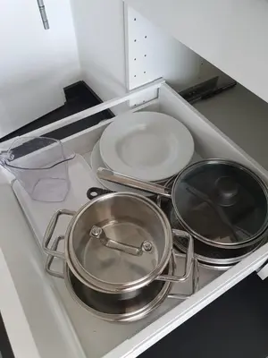 Küche/Küchenzeile in der Unterkunft Quartier 311 mit Pool
