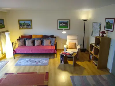 Ein Bett oder Betten in einem Zimmer der Unterkunft Haus Gertrud
